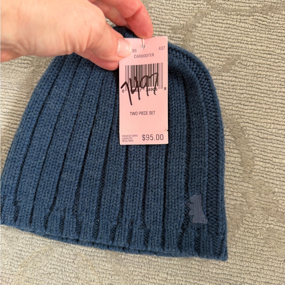 Juicy Couture Blue Knit Beanie